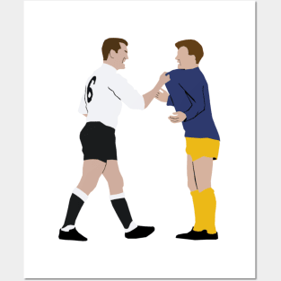 Dave Mackay vs Billy Bremner Posters and Art